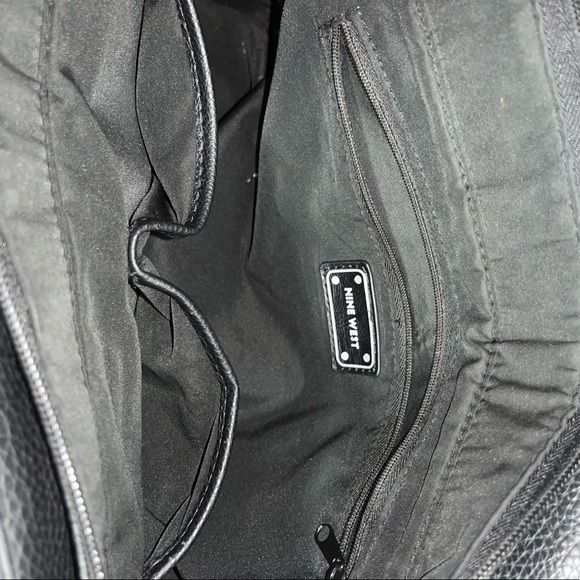 Nine West Medium Size Black Crossbody Tote - Picture 6 of 6